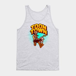 Quirky Toon Town Delight YXE Tank Top